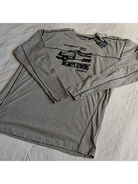 Ferruche Charcoal Gray Long Sleeve Medium NWT